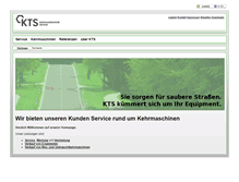 Tablet Screenshot of kts-umwelt.de